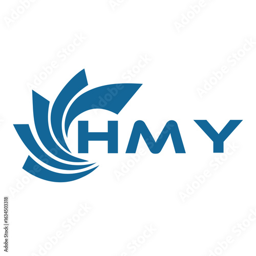 Free Download HMY letter design. HMY letter technology logo design on a white background. HMY Monogram logo design for an entrepreneur and business. - GFXLoad