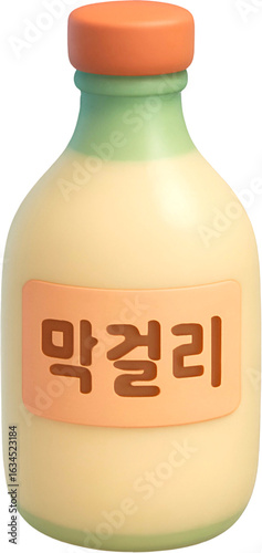 

막걸리 3D 아이콘
