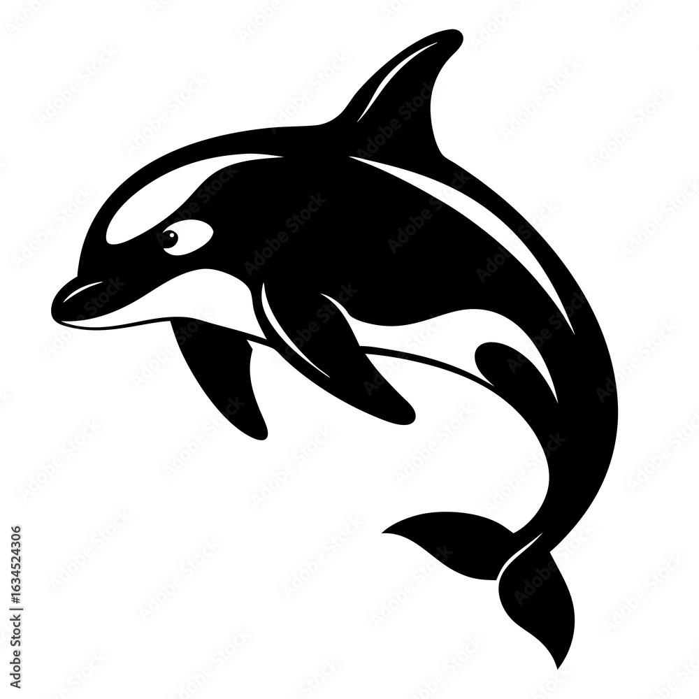 Obraz premium dolphin vector illustration