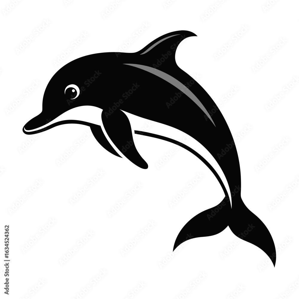 Fototapeta premium dolphin vector illustration