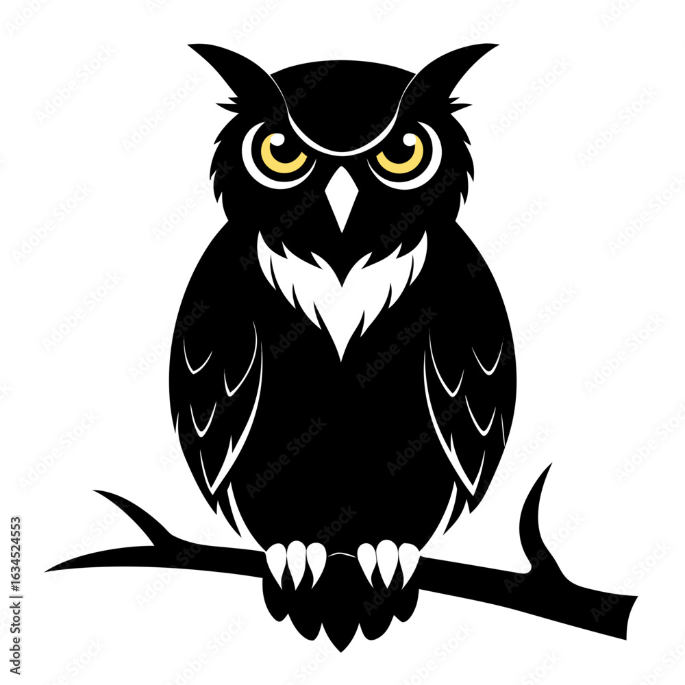 Fototapeta premium owl on a branch