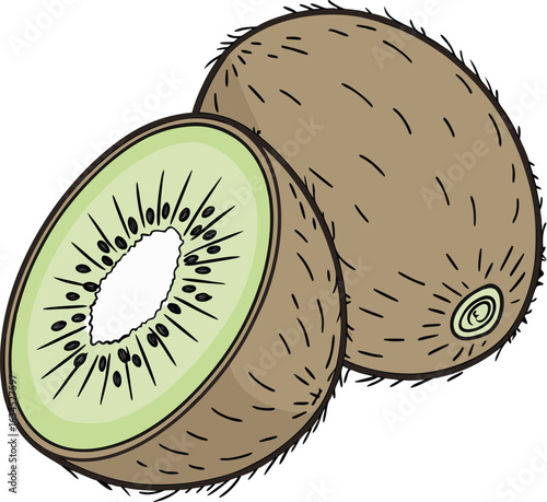 Green Kiwi Fruit 