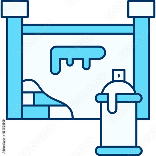 Graffiti Icon Illustration