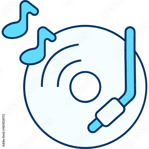 Vinyl Icon Illustration