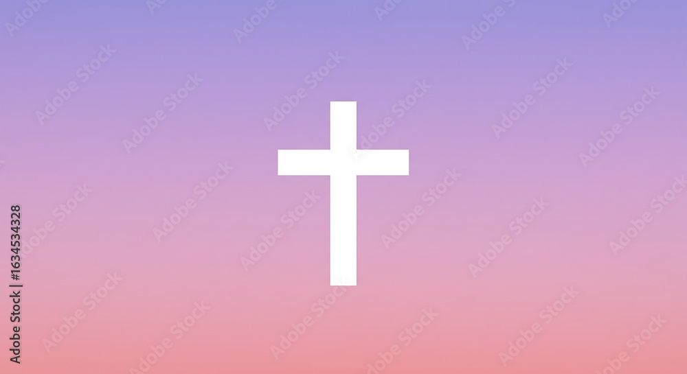 Obraz premium cross in the sky