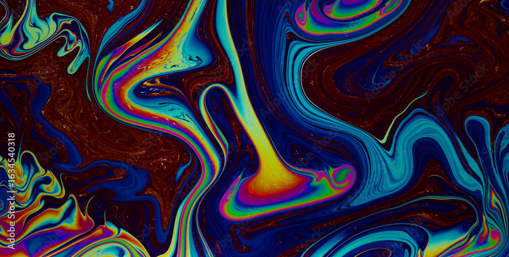 Obraz premium A Grunge and Water Pattern in a Colorful Artistic Design 