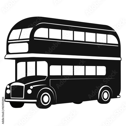 double decker bus vector illustration