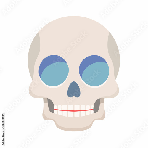 Totenkopf (einfacher Stil)