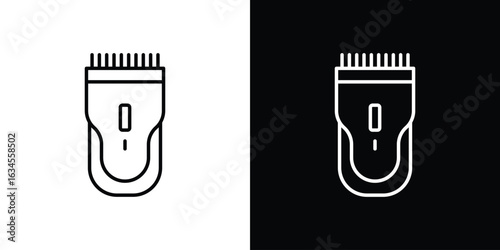 Trimmer icon art Illustrations. premium line icons