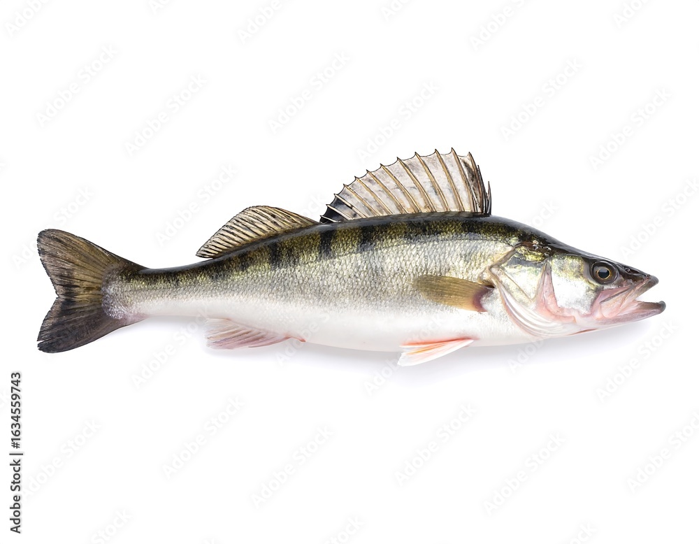 Fototapeta premium Fresh fish, side profile