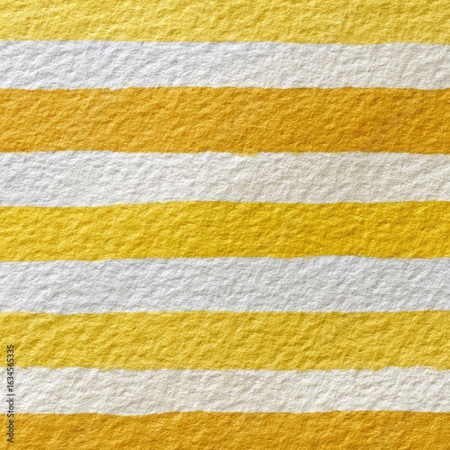 Textured horizontal stripes in yellow and white