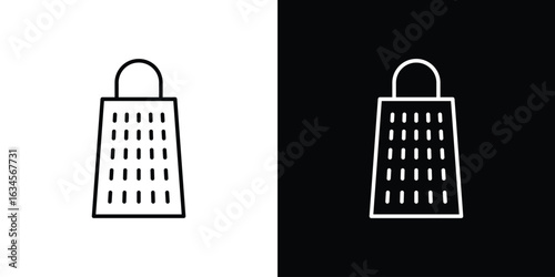 Grater icon art Illustrations. premium line icons