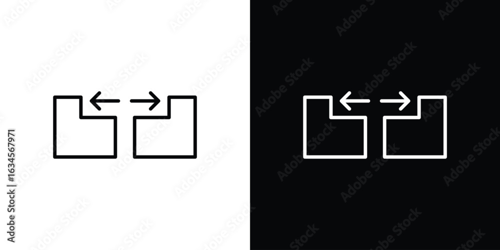 Fototapeta premium Gap icon art Illustrations. premium line icons