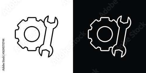 Customized icon art Illustrations. premium line icons