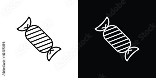 Candy icon art Illustrations. premium line icons