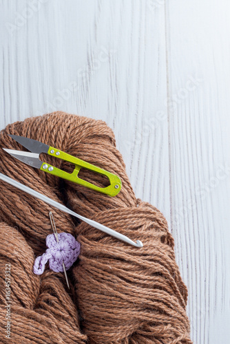 Crochet kit and wool
