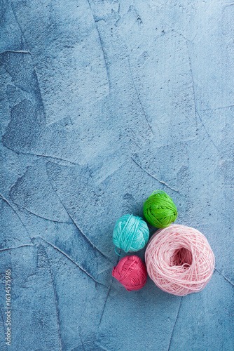 Wool and threads.