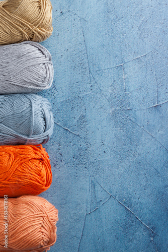 Wool and threads.