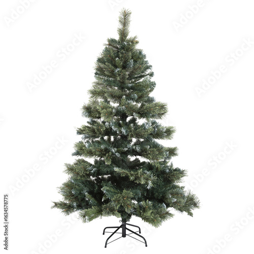Christmas tree green on white