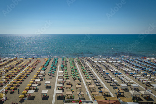 Fotografia Strand von Viareggio in Italien