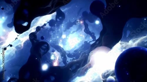 Abstract celestial nebula