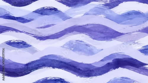 Abstract wavy pattern of purple and lavender