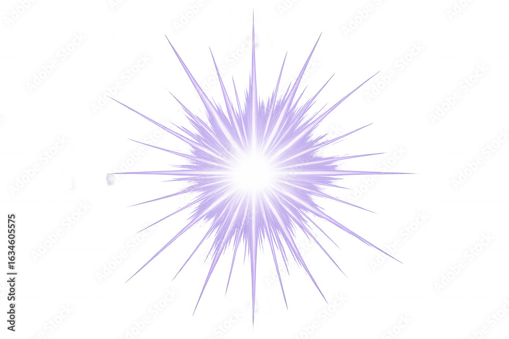 Bright purple starburst radiating on a transparent background, perfect for enhancing graphic design projects with a vibrant and luminous effect Bright purple starburst radiating on a transparent background, perfect for enhancing graphic design projects with a vibrant and luminous effect