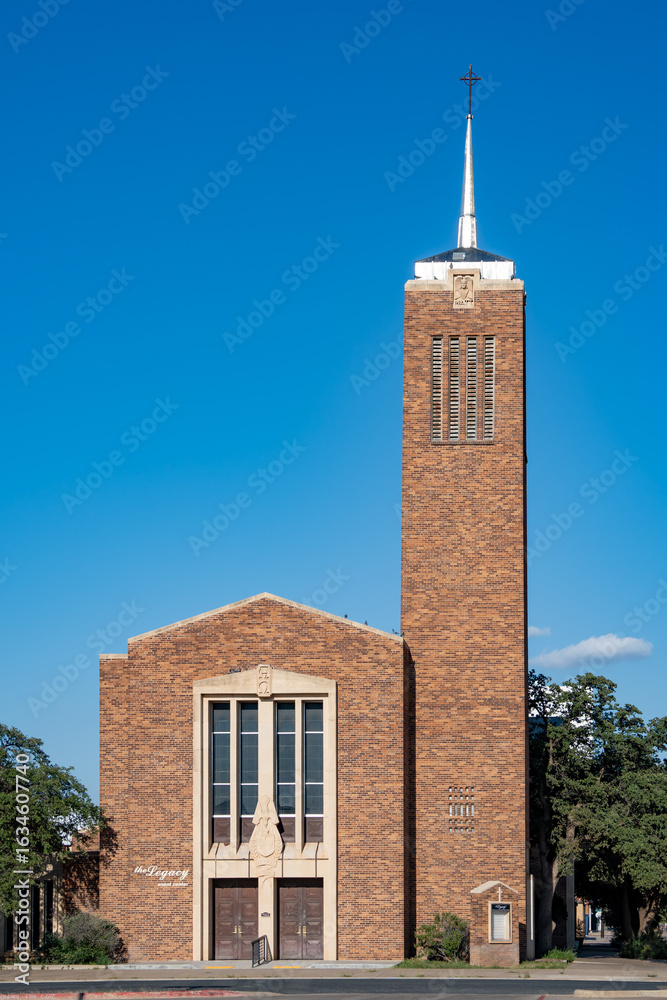 Obraz premium Old Church in Lubbock, Texas