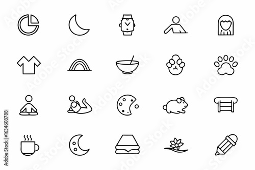 A minimalist slow-time vector set highlighting pause, patience, and peace. Perfect for intentional living blogs, therapeutic spaces, and social media templates.