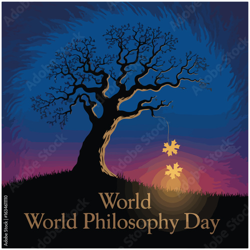 World Philosophy Day Observation Poster 