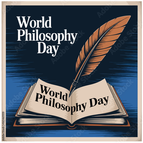 World Philosophy Day Observation Poster 
