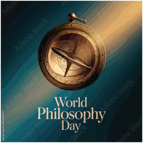 World Philosophy Day Observation Poster 