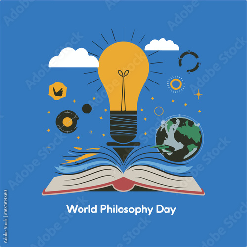 World Philosophy Day Observation Poster 