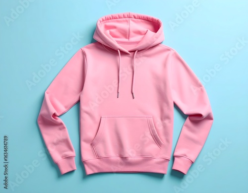 A cozy pink sweater and winter jacket for women are stylishly isolated on a white background
