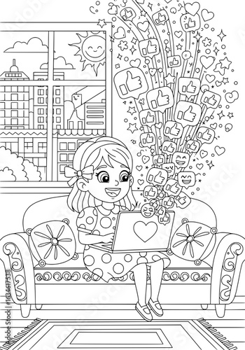 The blogger girl got a lot of likes.