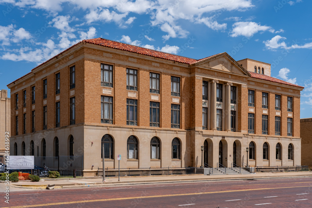 Obraz premium Old Post Office in Lubbock, Texas