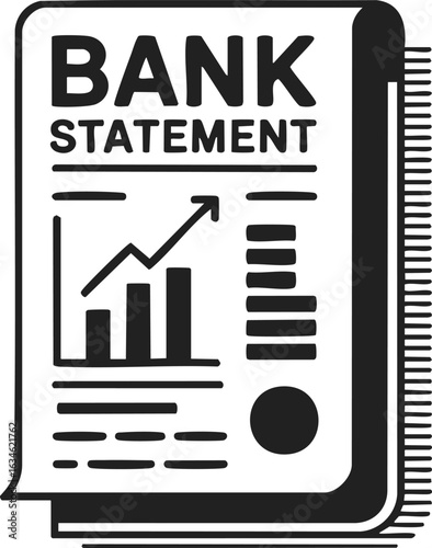 Bank statement, financial document, account summary, earnings report, financial record