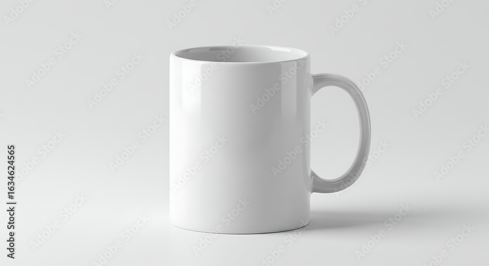 Fototapeta premium Minimalist mug template