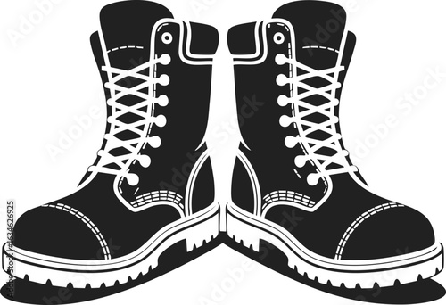 Construction boots, work shoes, durable footwear for laborers, heavy-duty boots, protective footwear for outdoor work