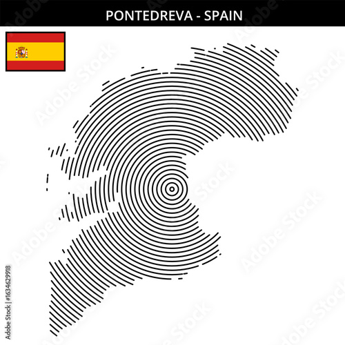 maps of cities with unique country flags and characteristics