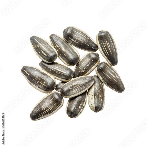 Wallpaper Mural Sunflower seeds (handful, unpeeled) , isolated on transparent background, png Torontodigital.ca
