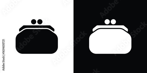Woman purse icon, simple flat style. for ui or ux designs