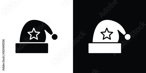 Sleeping Hat icon, simple flat style. for ui or ux designs