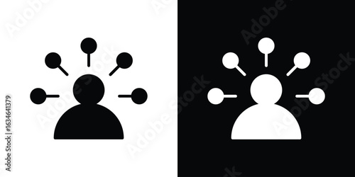 Skillsfor banner and packaging design Vector illustrationsn icon, simple flat style. for ui or ux designs