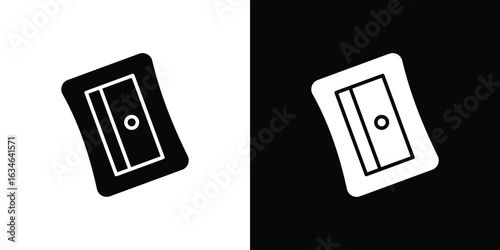 Sharpener icon, simple flat style. for ui or ux designs