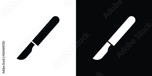 Scalpel icon, simple flat style. for ui or ux designs