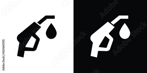petrol icon, simple flat style. for ui or ux designs