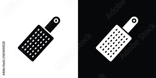 Microplane grater icon, simple flat style. for ui or ux designs