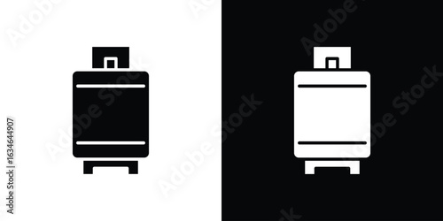 LPG icon, simple flat style. for ui or ux designs
