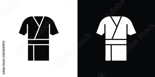 Kimono icon, simple flat style. for ui or ux designs